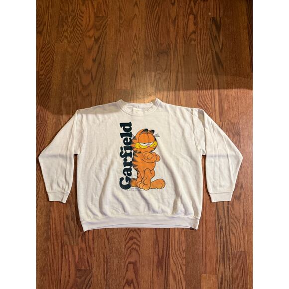 True vintage Garfield Crew Neck Sweater - Picture 1 of 4